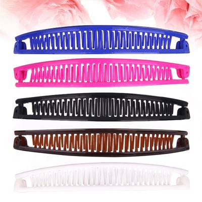 10 Pcs Interlocking Banana Combs French Fish Clip Banana Hair Clips