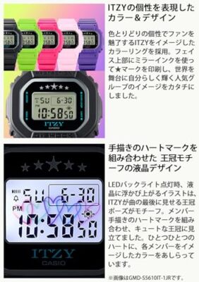 Casio G-Shock Watch ITZY Collaboration GMD-S5610IT-4BJR