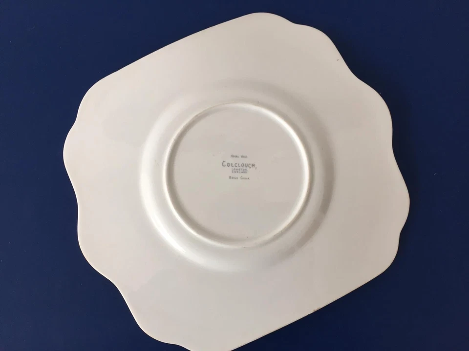 Colclough Royal Vale Art Deco Cake Plate - image 2 of 3