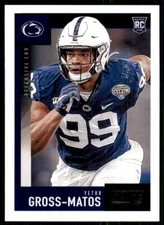 2020 Panini Score Yetur Gross-Matos Rookie Penn State Nittany Lions #340