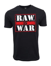 WWE RAW IS WAR T SHIRT OFFICIAL ITEM BLACK