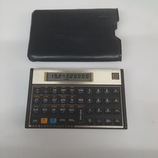 Hewlett Packard HP 12C Financial Calculator With Case Sleeve Great Shape