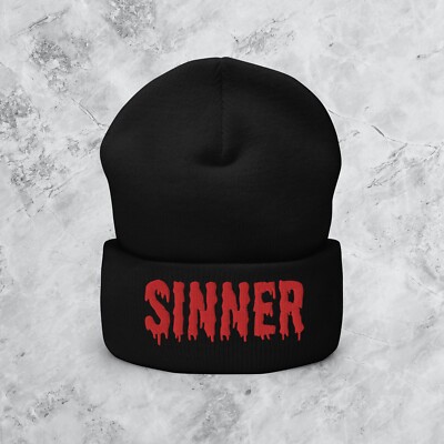 Sinner Cuffed Beanie Streetwear Fashion UK