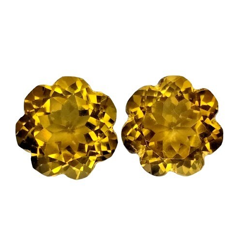 16.93 CT YELLOW NATURAL CITRINE FANTASY 2PCS LOOSE GEMSTONES "SEE VIDEO" - Picture 1 of 3