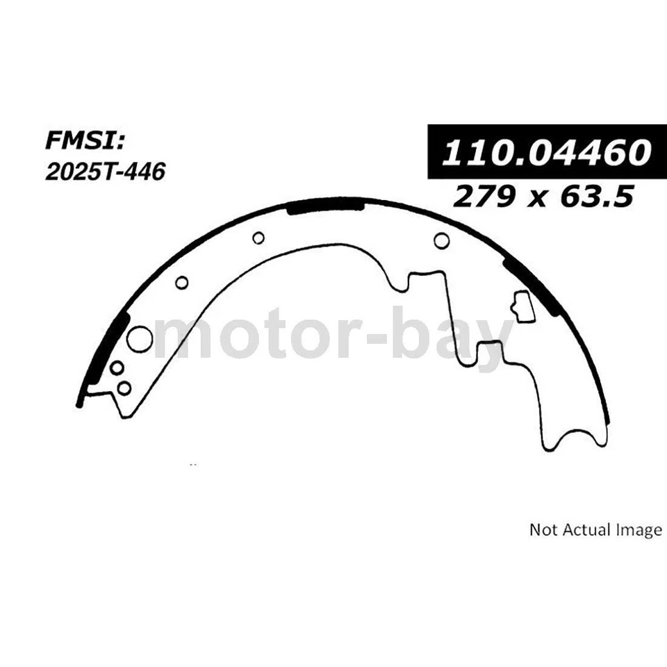 Juego de zapatas de freno trasero y accesorios de freno de tambor Dodge Charger 1966 1967 1968 Foto 4 de 4