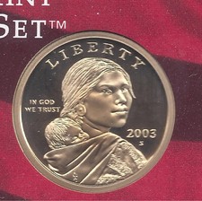 2003 S Native Dollar Gem Proof  Sacagawea