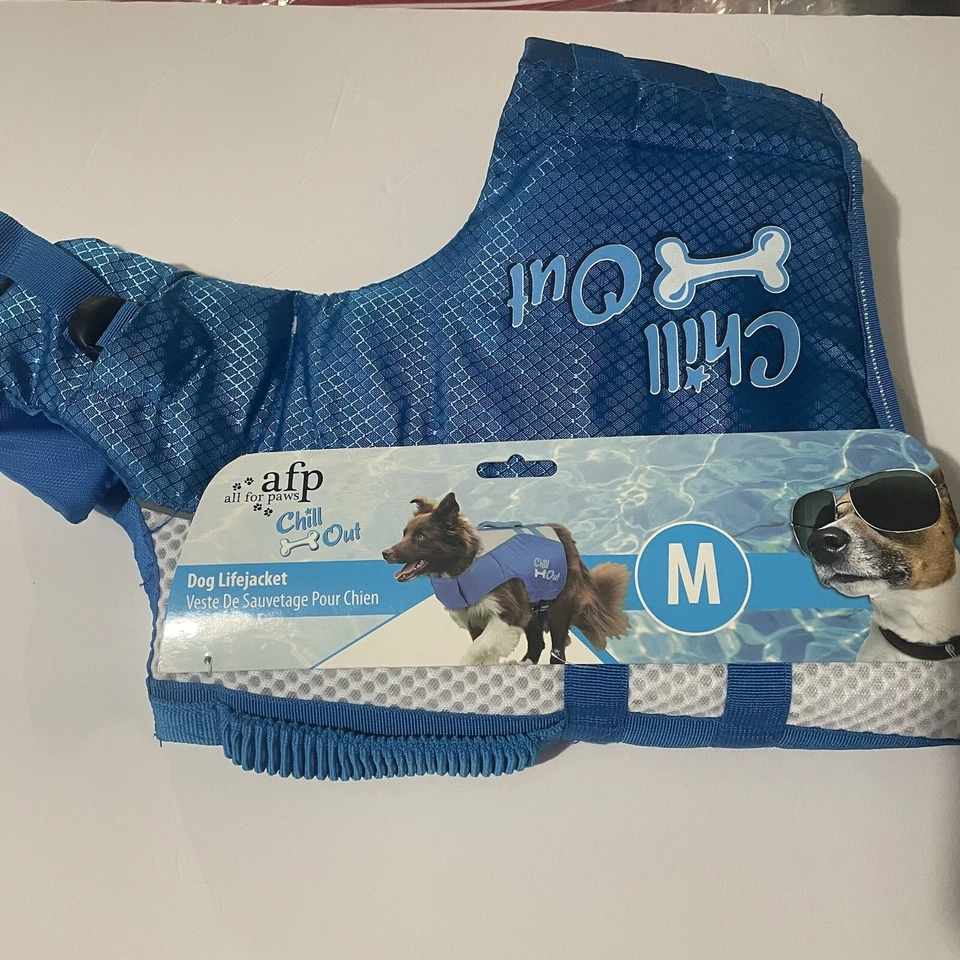 Colete salva-vidas para cães ALL FOR PAWS - Colete salva-vidas dobrável para cães, airbag portátil para cães... - Imagem 2 de 2