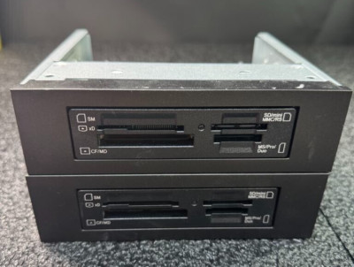 Lot of 2 Dell W812M 7X1CF Media Flash Card Reader w/bracket