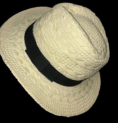 Paper fedora yellow or black hat