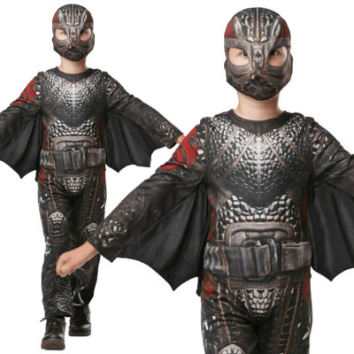 Offizieller Deluxe Battlesuit Schluckauf Drachenzähmen leicht gemacht Kostüm Cos für Kinder