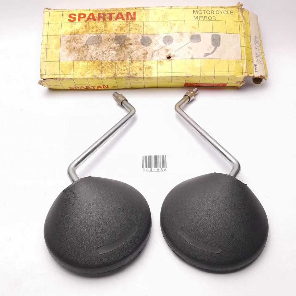 Espejos retrovisores Yamaha RX100 DT100 DT125 Mayfit RD80MX RS100 RS125 200 TY125 FS1 NUEVOS #9 Foto 2 de 4