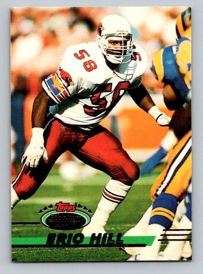 1993 Topps Stadium Club Eric Hill #487 Phoenix Cardinals