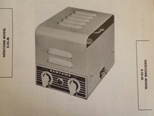 Original Sams Photofact Manual NEWCOMB E-10-M  450 