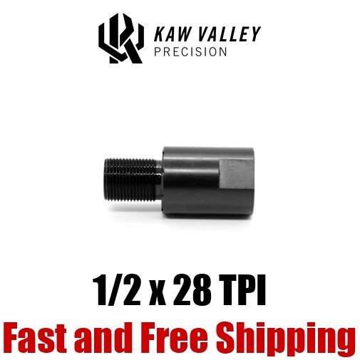 Kaw Valley Precision 1-Inch Barrel Extender - 9mm, 223 Barrel