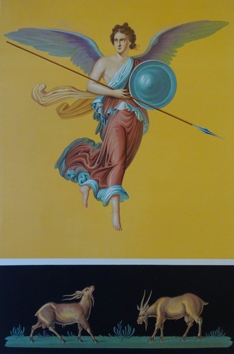 Antike Chromolithographie Folio Druck Pompeji Architektur Strada Stabiana - Bild 3 von 12
