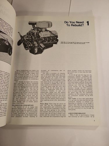 How to Rebuild Your Small-Block Ford Tom Monroe HP BOOKS - Picture 13 of 13