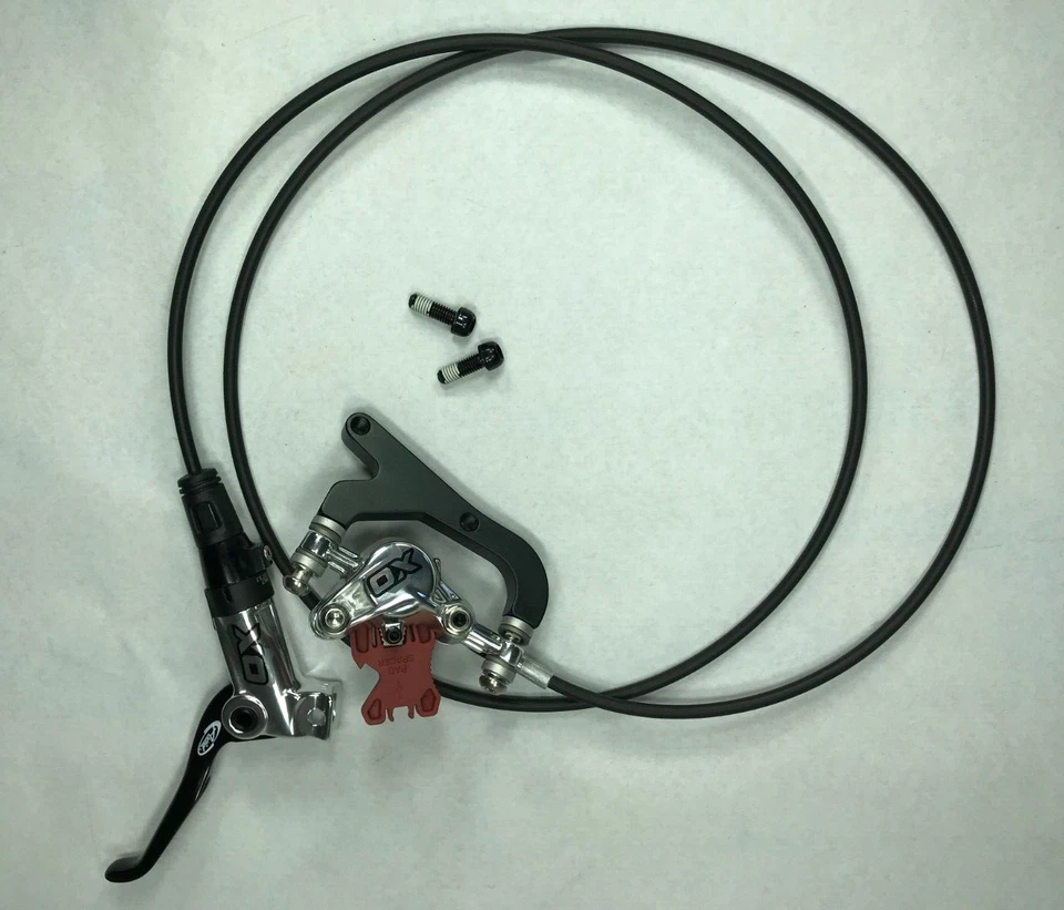 New Avid X0 Hydraulic Disc Brake Rear Silver 1400mm Hose w. Adapter - Image 2 of 2