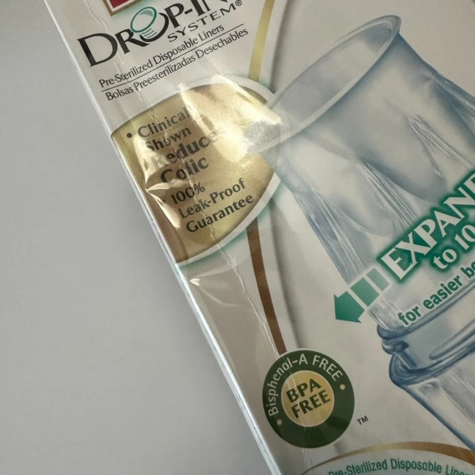 Система одноразовых вкладышей для бутылок Playtex 8-10 унций 50 карат новые запечатанные - Изображение 3 из 4