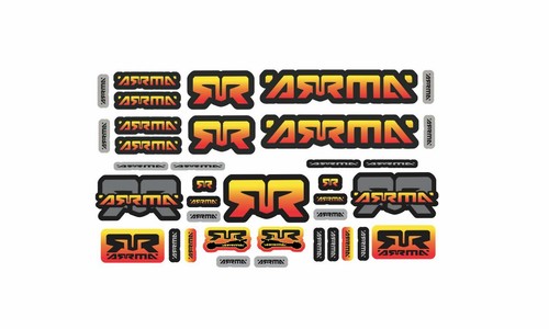 Universal body decals sticker for Arrma Oucast Kraton Senton Granite PICK COLOR - Picture 18 of 19