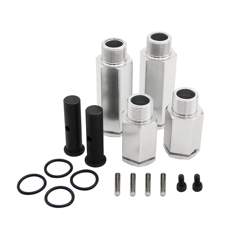 Aluminiumlegierung Radnabe Verlängerungskit für 1/5 HPI Baja Rovan KM 5B 5T 5SC - Bild 4 von 4