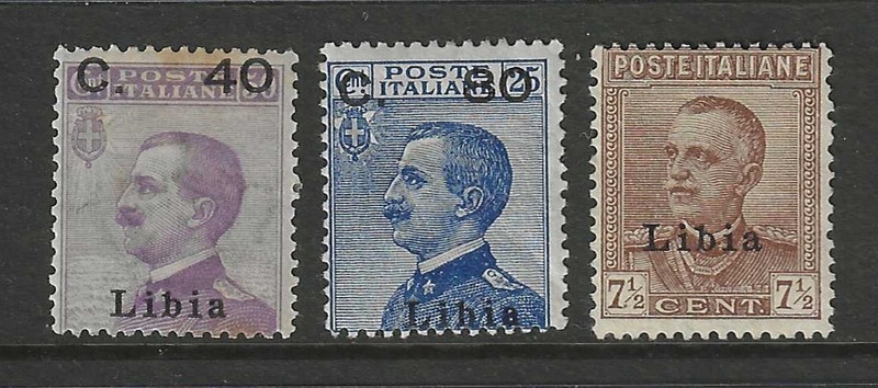 1922/29 Italian colonies LIBYA  lot of stamps with overprint mint*