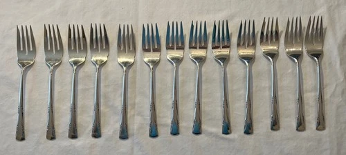 Vintage Gorham Greenbrier 1938 Sterling Silver 6 3/4 inch Salad Fork