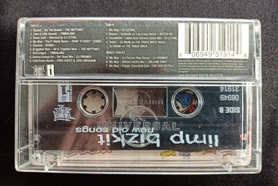 Limp Bizkit : New Old Songs ( Cassette Tape ) - Image 2 of 4
