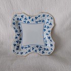 I. Godinger & Co. 6.5" Gold Trimmed Porcelain Blue Belle Pitcher w/Saucer In Box — photo 2