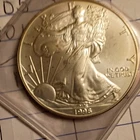 U.S. Mint American Eagle 1998 1 oz Silver Coin .999 Fine Bullion