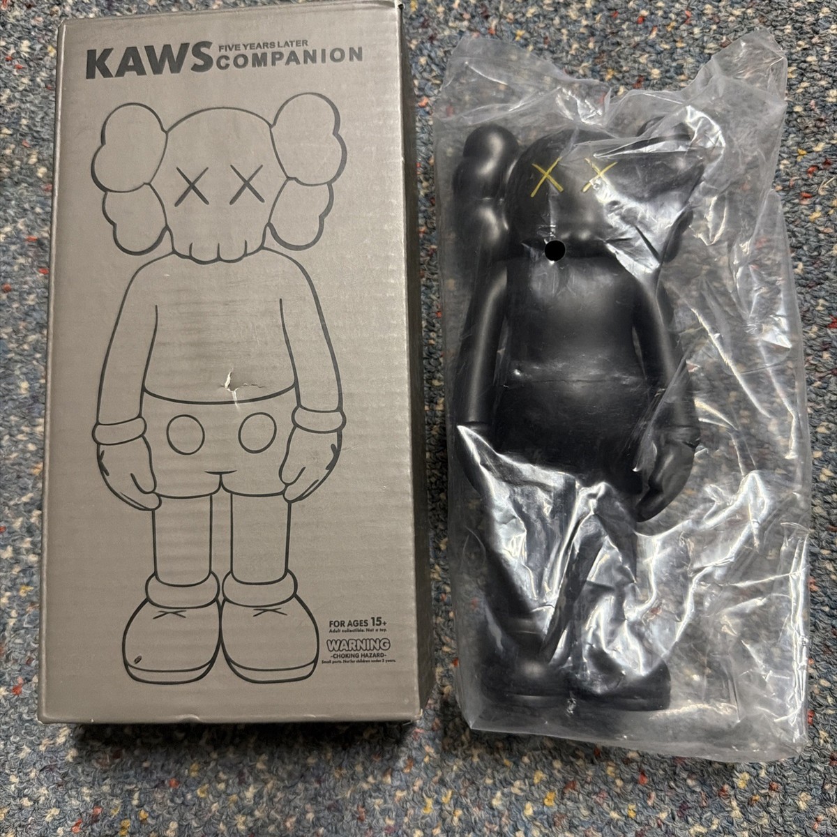 Kaws OriginaFake Five Years Later Companion Black Figure - NEW | eBay