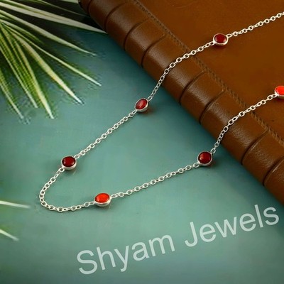 Ethiopian Dyed Opal Beads 20inch Chain Necklace Handmade Women Jewelry