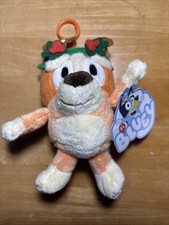 Dan Dee Reindeer Bingo Bluey Plush Backpack Clip 6"