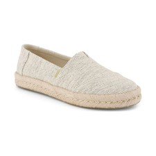 TOMS Alpargata Rope 2.0 Espadrilles Slip-On Flats Fog Textured Melange