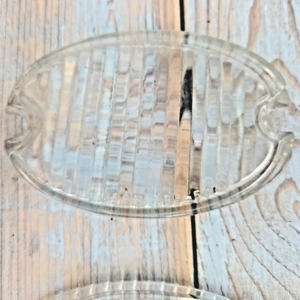 Cadillac Fleetwood 1959 4 piezas vidrio transparente guía de lente giratoria antiniebla AF5-59 RH LH OE usado Foto 3 de 4