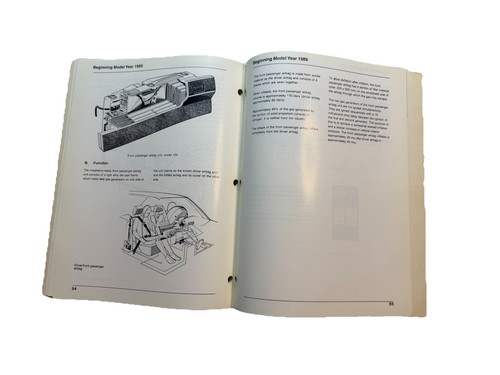 Mercedes 1984-1989 OEM SRS Diagnostic Shop Service Repair Manual Guide Safety AC - Picture 6 of 6
