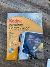 Kodak Premium Picture Paper for InkJet Printers 8.5" x 11" High Gloss, 50 Sheets
