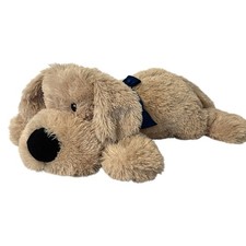 Animal Adventure 22" Large Tan Brown Floppy Laying Dog Plush Big Black Nose 2010