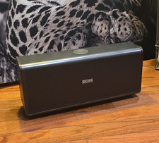 DOSS SoundBox Black Portable Bluetooth Speaker Stereo 12W AUX USB MicroSD 20H