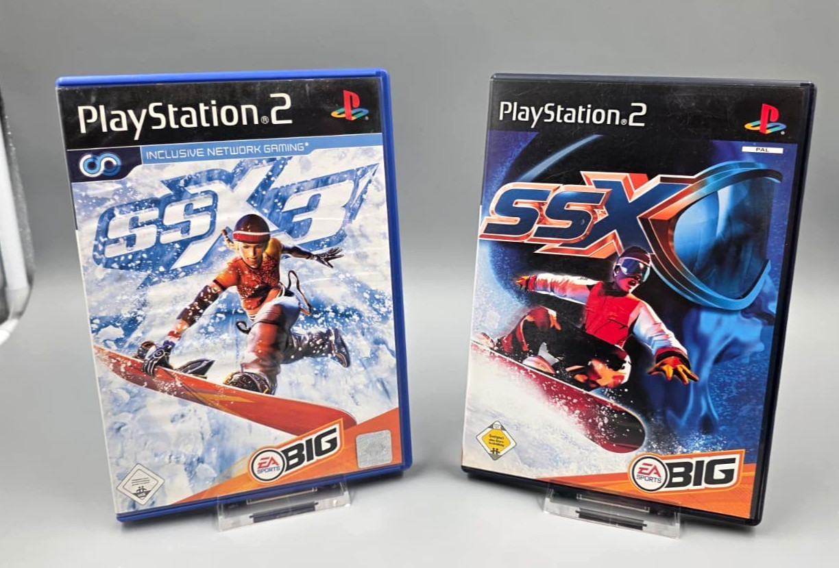 2x Ps2 SSX + SSX 3 | Snowboard | USK0 | Spiele CIB getestet ✅