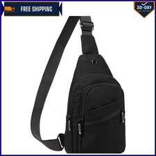 Lightweight Water Resistant Crossbody Sling Bag for Travel Outdoor Adventures