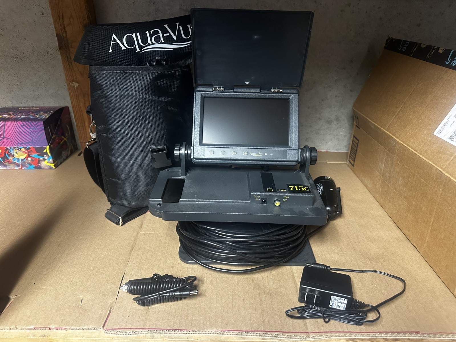 AQUA-VU 715c Series UNDERWATER CAMERA W Case