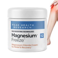 Magnesium Freeze - Topical Magnesium Cream With Niacinamide For Joints, Low Back