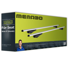 Menabo Tiger - Dachträger - Alu - für Seat Ibiza ST (Kombi) IV Typ 6J8/6P8 EBA