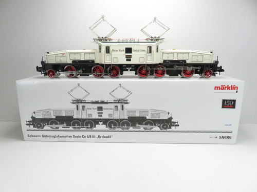 (1HOL305) Märklin 55565 E-Lok Weißes Krokodil, mfx, Sound 1 DC, OVP | Condition: Gebraucht