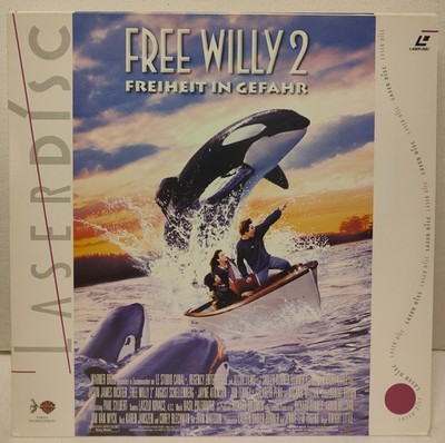 ¥¥¥ Laserdisc Free Willy 2 Freiheit in Gefahr (1 LD) PAL Deutsch