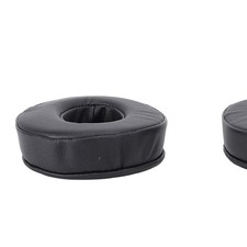 1 Pair Headset Earpads Protein Leather Foam Sponge Ear Cushions Replacement VEHW