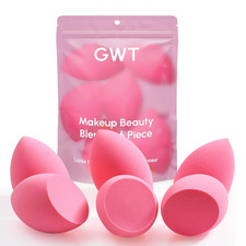 GWT Makeup Sponge Set, 6 Pcs Latex-Free Beauty Blender Sponges for Foundation, L
