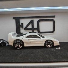 Hot Wheels Ferrari F40 White With Sawblades Blister Fresh