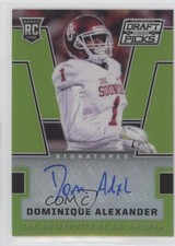 2016 Panini Prizm Collegiate Draft Picks Green 2/5 Dominique Alexander Auto 0f8