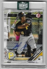 Ke'Bryan Hayes 2024 TOPPS ARCHIVES 2019 Bowman AUTOGRAPH CARD Pirates Reds AUTO